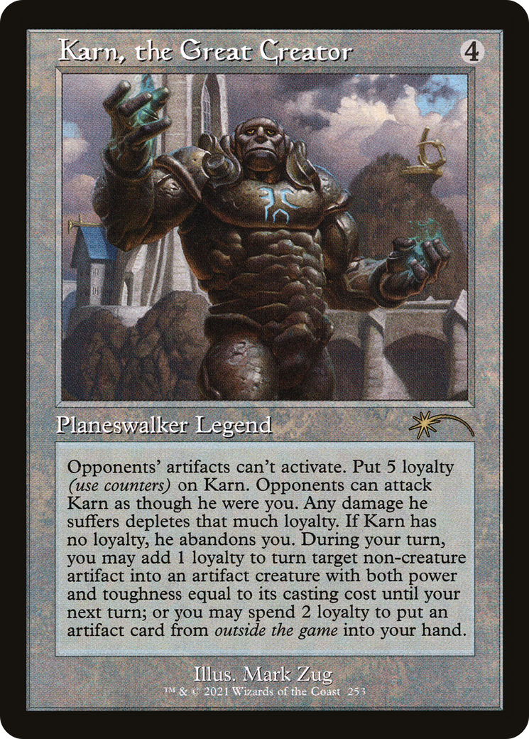 Karn, the Great Creator (Retro) [Secret Lair Drop Series] | Silver Goblin