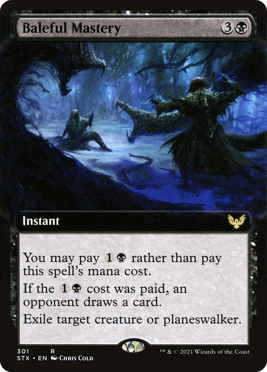 Baleful Mastery (Extended Art) [Strixhaven: School of Mages] Foil