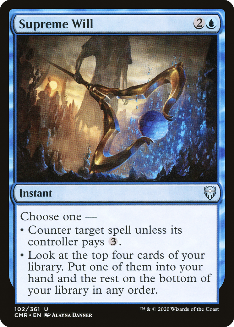 Supreme Will (102) Foil - Commander Legends