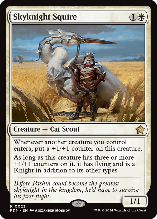 Skyknight Squire [Foundations] Foil
