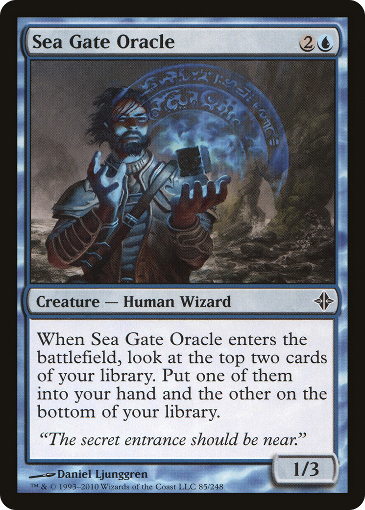 Sea Gate Oracle (085) Foil - Rise of the Eldrazi