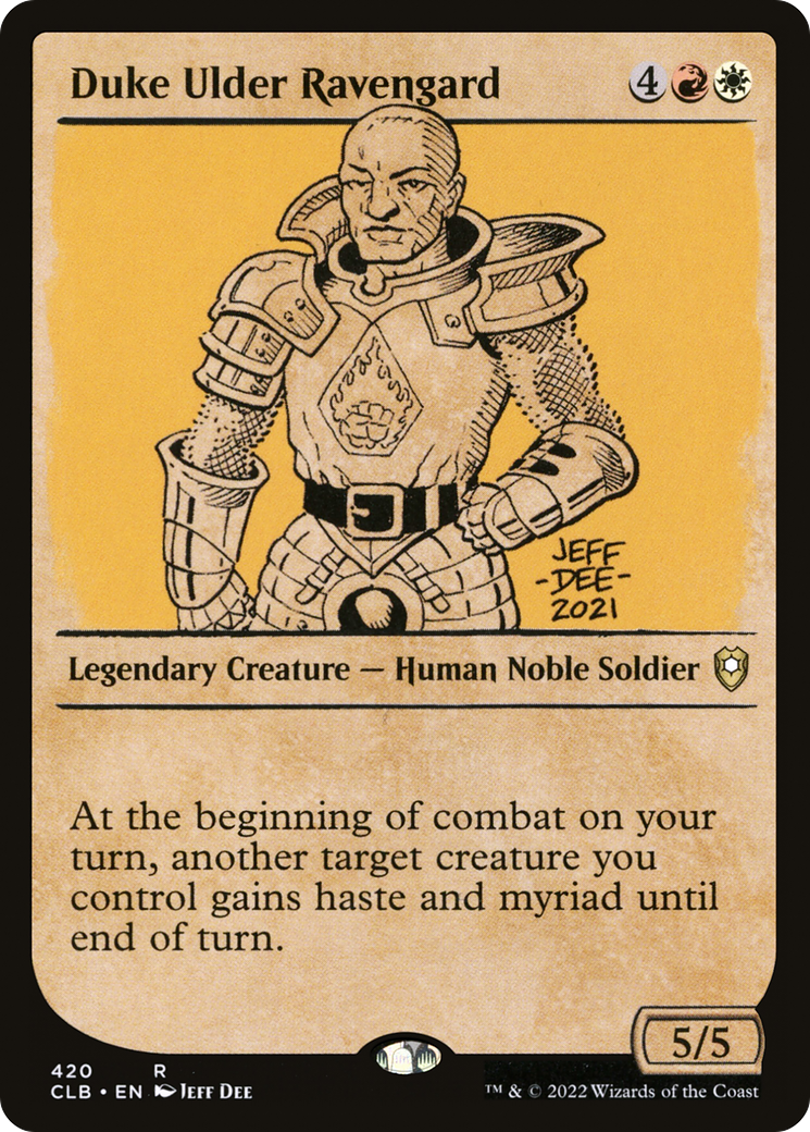 Duke Ulder Ravengard (Showcase) [Commander Legends: Battle for Baldur's Gate] Foil