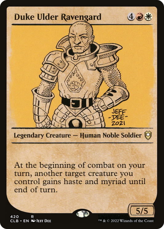 Duke Ulder Ravengard (Showcase) [Commander Legends: Battle for Baldur's Gate] Foil