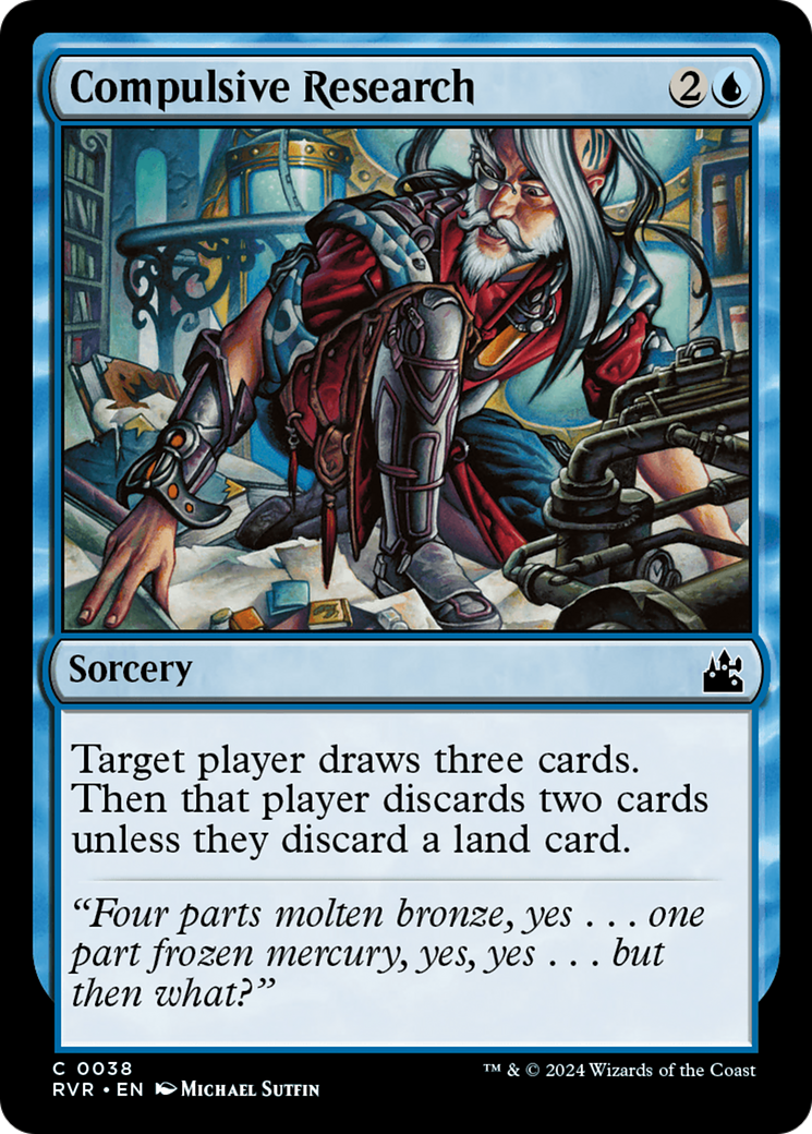 Compulsive Research [Ravnica Remastered] Foil