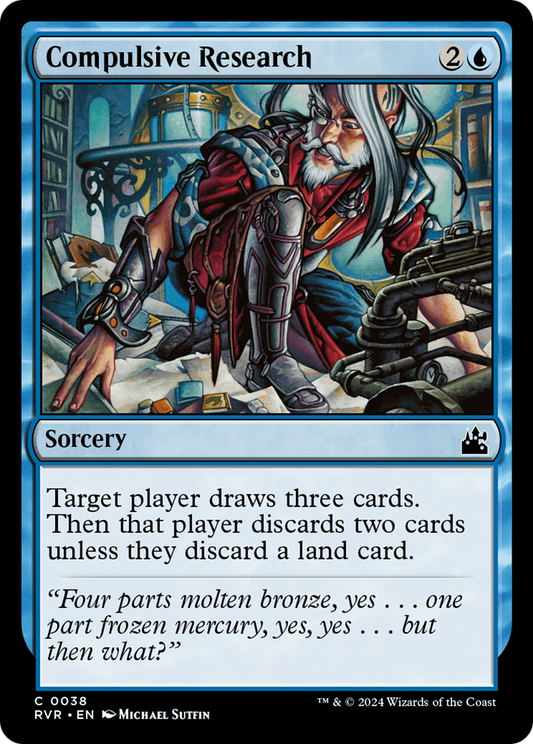 Compulsive Research [Ravnica Remastered] Foil