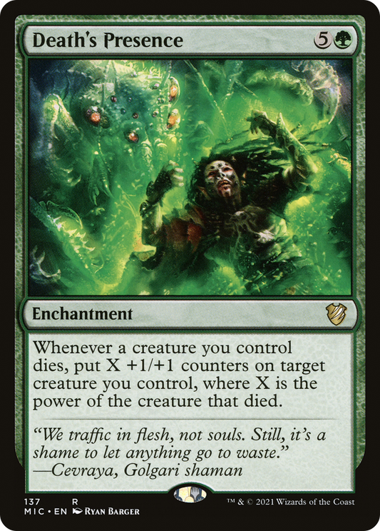Death's Presence [Innistrad: Midnight Hunt Commander]