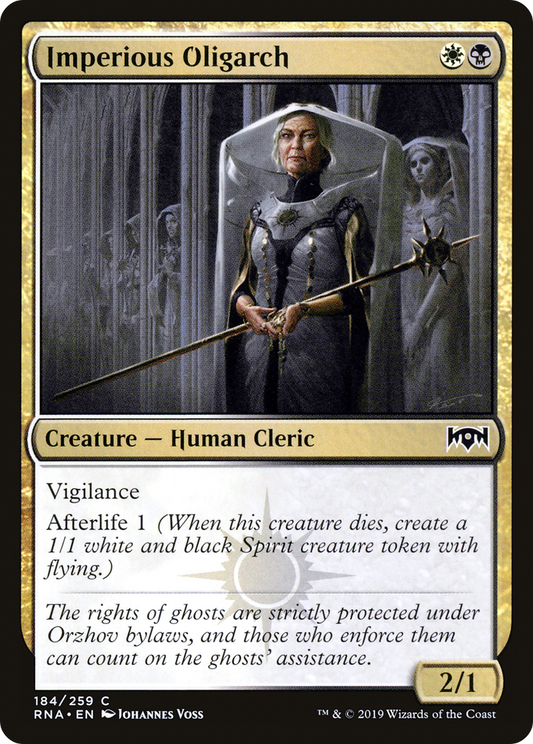 Imperious Oligarch [Ravnica Allegiance] Foil