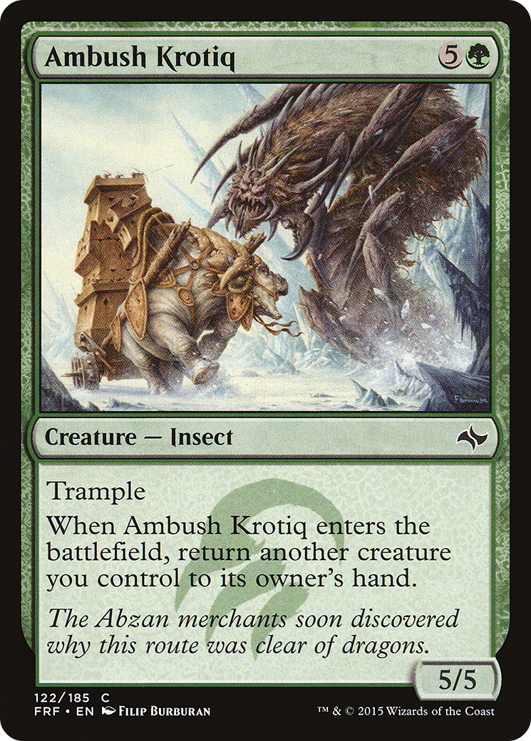 Ambush Krotiq [Fate Reforged] Foil