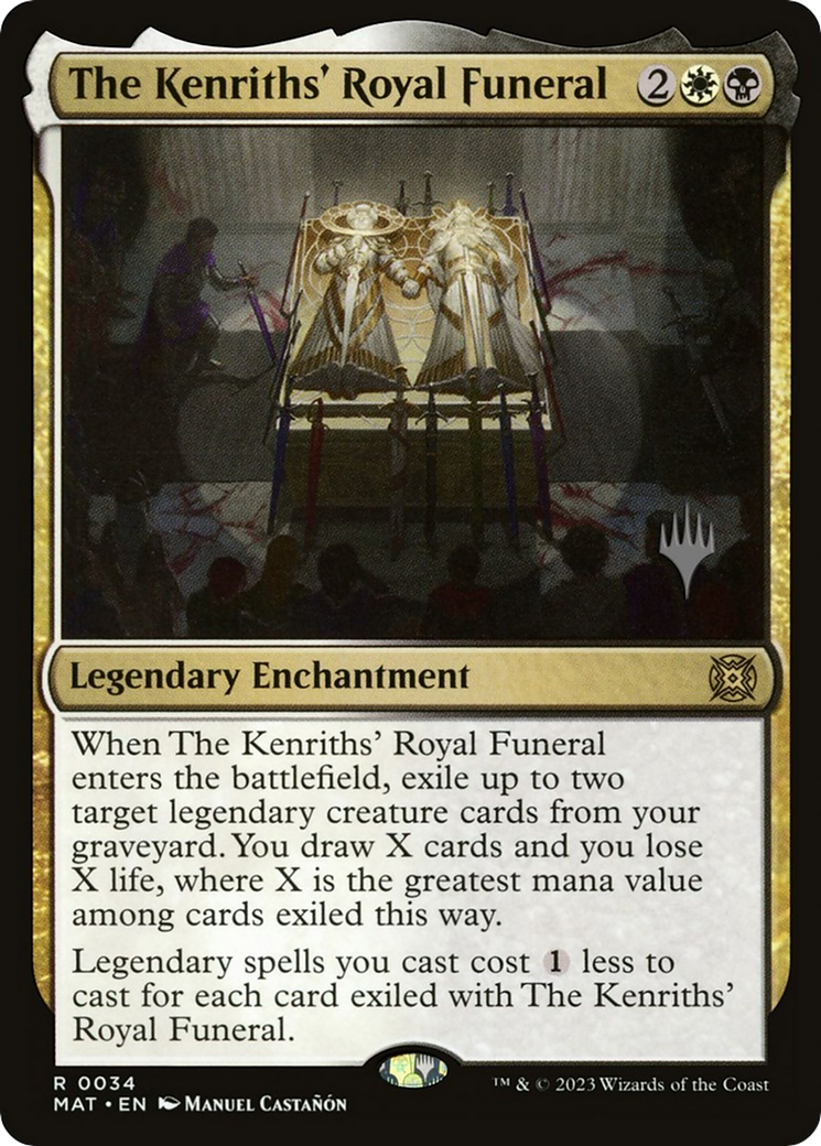 The Kenriths' Royal Funeral (Promo Pack) [Murders at Karlov Manor Promos] | Silver Goblin