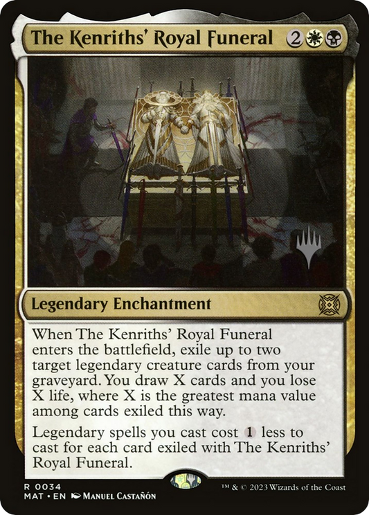 The Kenriths' Royal Funeral (Promo Pack) [Murders at Karlov Manor Promos] Foil