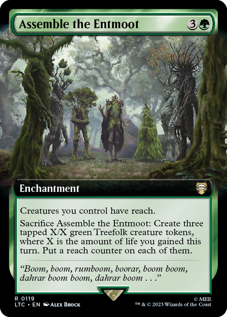 Assemble the Entmoot (Extended Art) [The Lord of the Rings: Tales of Middle-Earth Commander] | Silver Goblin