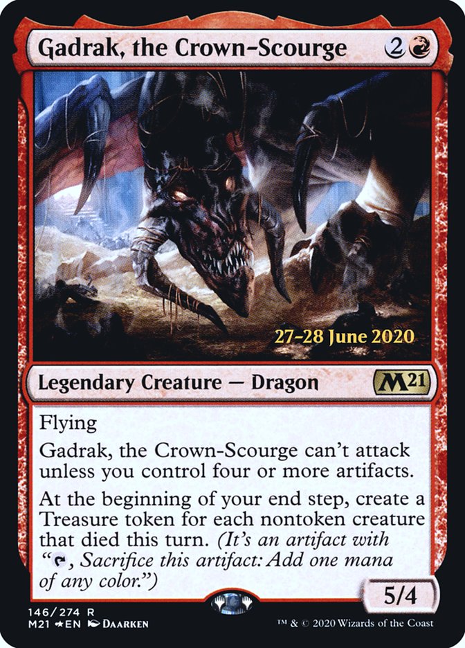 Gadrak, the Crown-Scourge [Core Set 2021 Prerelease Promos] | Silver Goblin