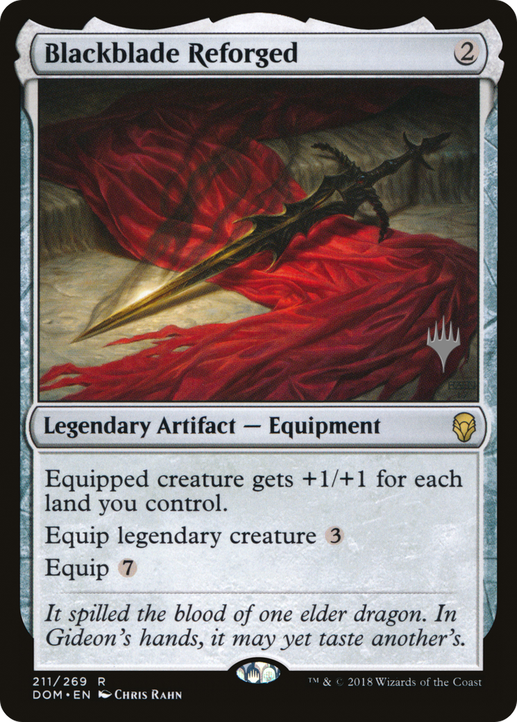 Blackblade Reforged (Promo Pack) [Dominaria Promos] | Silver Goblin