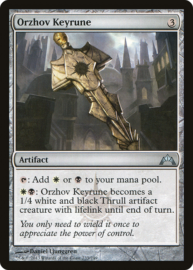 Orzhov Keyrune [Gatecrash] Foil