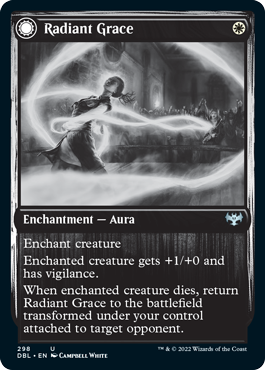 Radiant Grace // Radiant Restraints [Innistrad: Double Feature] Foil