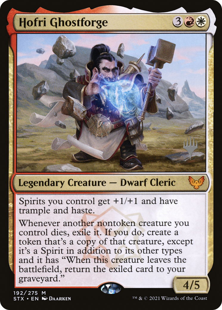 Hofri Ghostforge (Promo Pack) [Strixhaven: School of Mages Promos] Foil