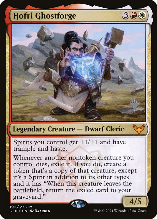 Hofri Ghostforge (Promo Pack) [Strixhaven: School of Mages Promos] Foil