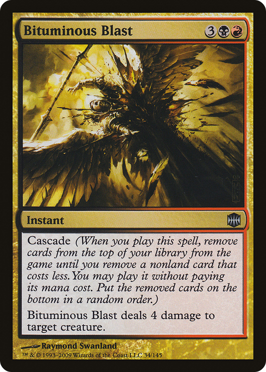 Bituminous Blast [Alara Reborn] Foil