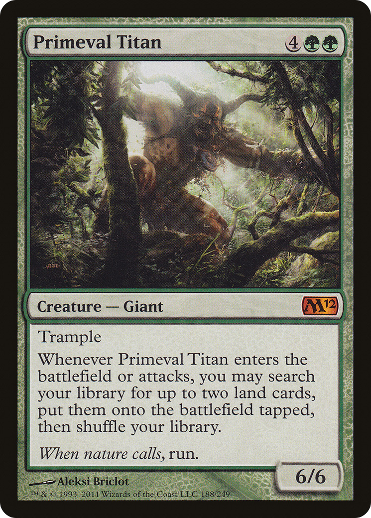 Primeval Titan [Magic 2012] Foil