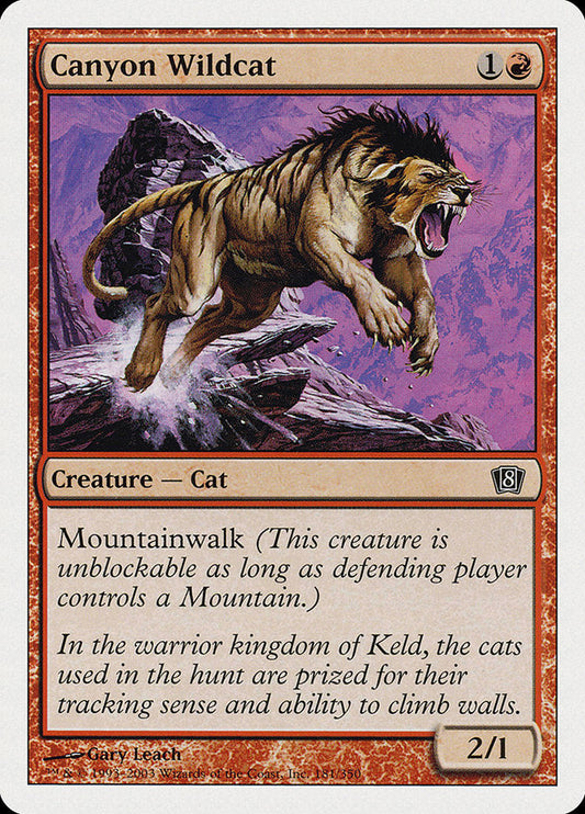 Canyon Wildcat [Eighth Edition] Foil