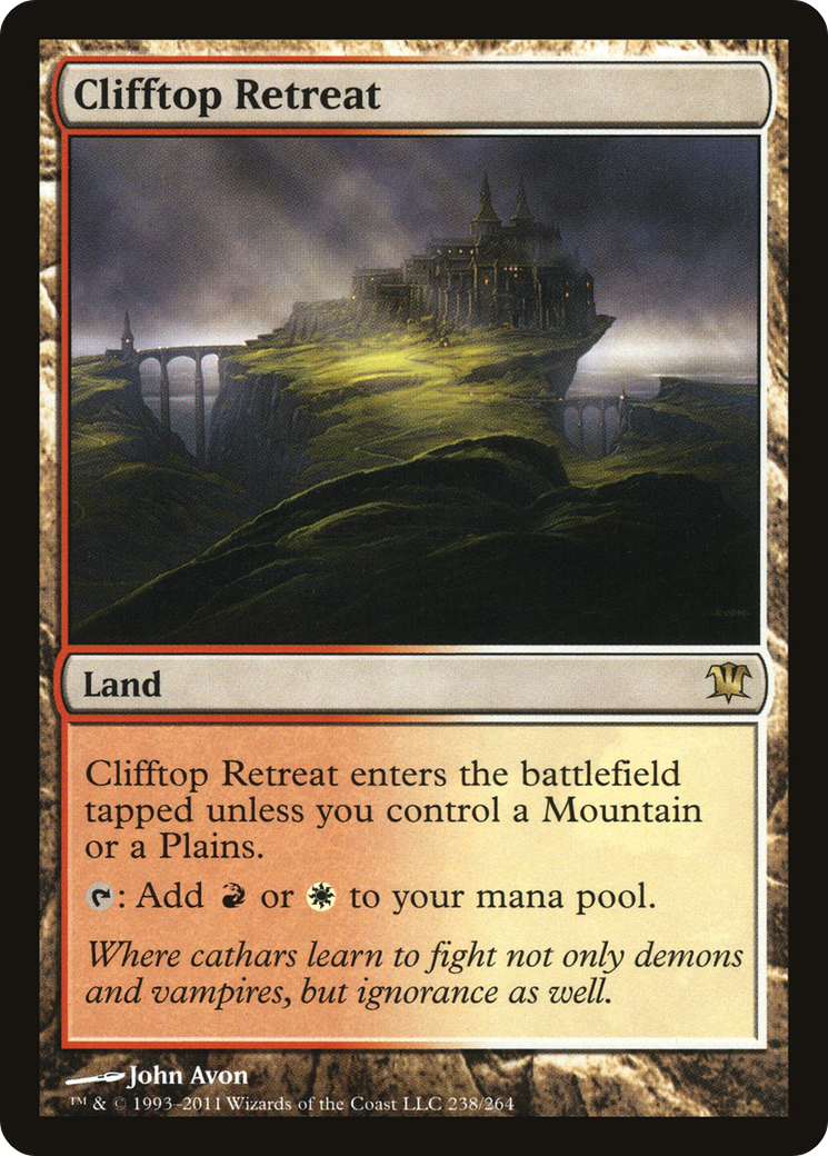 Clifftop Retreat [Innistrad] Foil