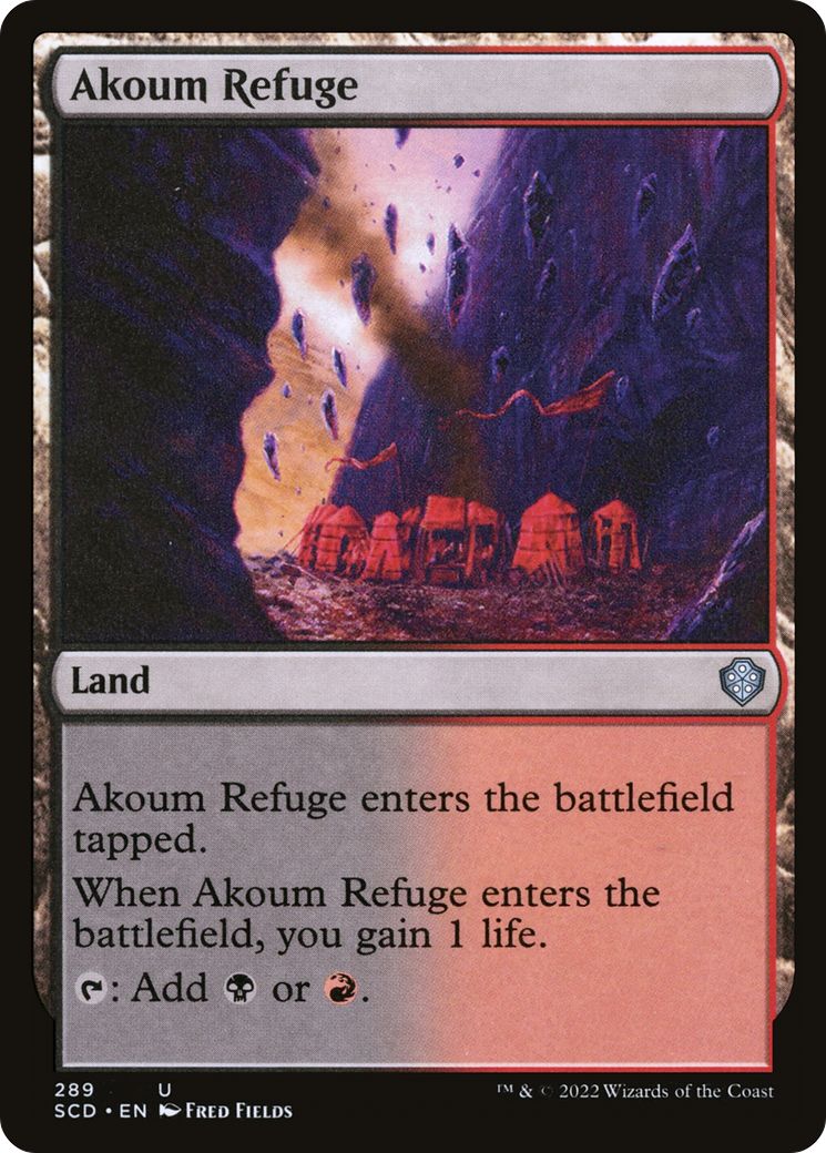 Akoum Refuge [Starter Commander Decks] | Silver Goblin