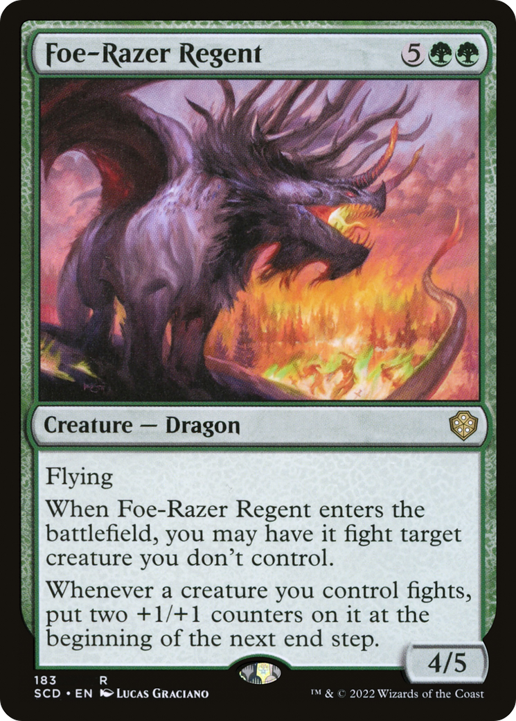 Foe-Razer Regent [Starter Commander Decks]