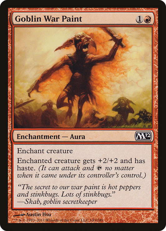 Goblin War Paint [Magic 2012] Foil