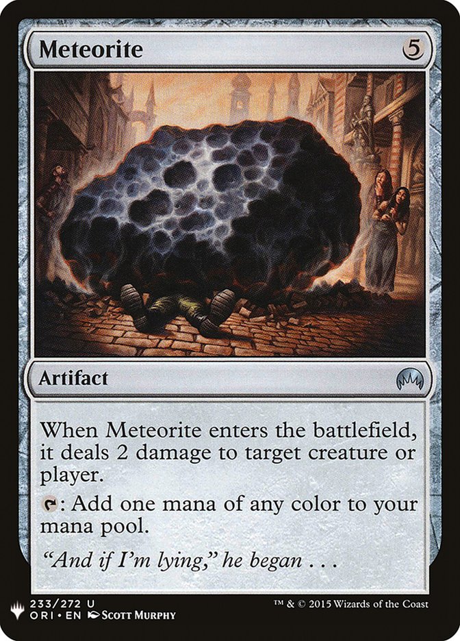 Meteorite [Mystery Booster] | Silver Goblin