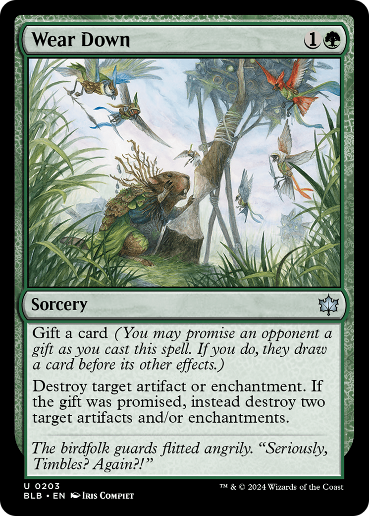 Wear Down [Bloomburrow] Foil