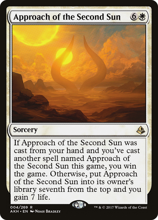 Approach of the Second Sun [Amonkhet] Foil
