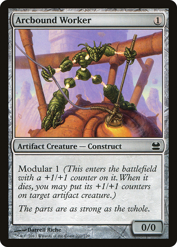 Arcbound Worker [Modern Masters] | Silver Goblin