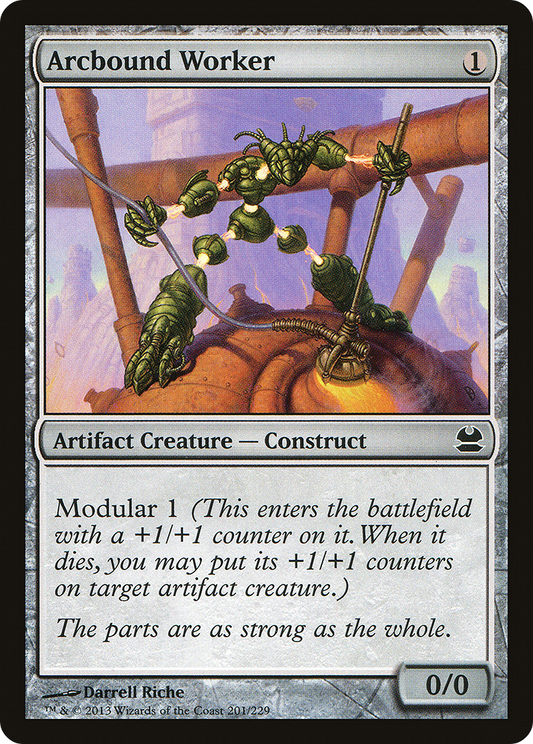 Arcbound Worker [Modern Masters] Foil