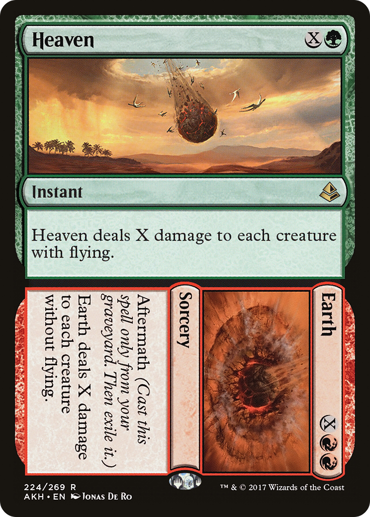 Heaven // Earth [Amonkhet] Foil