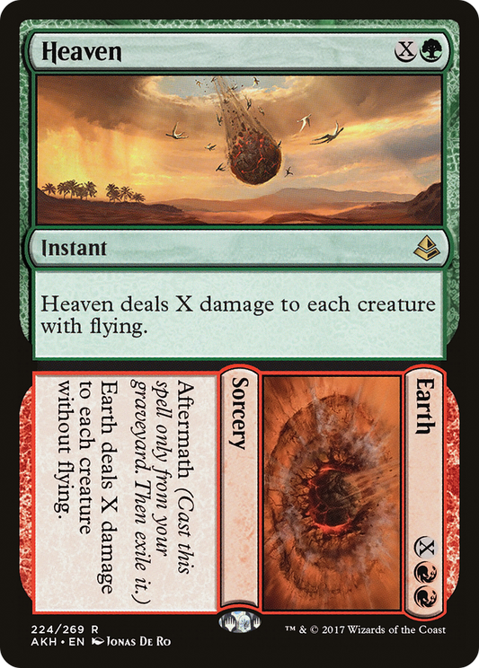Heaven // Earth [Amonkhet] Foil