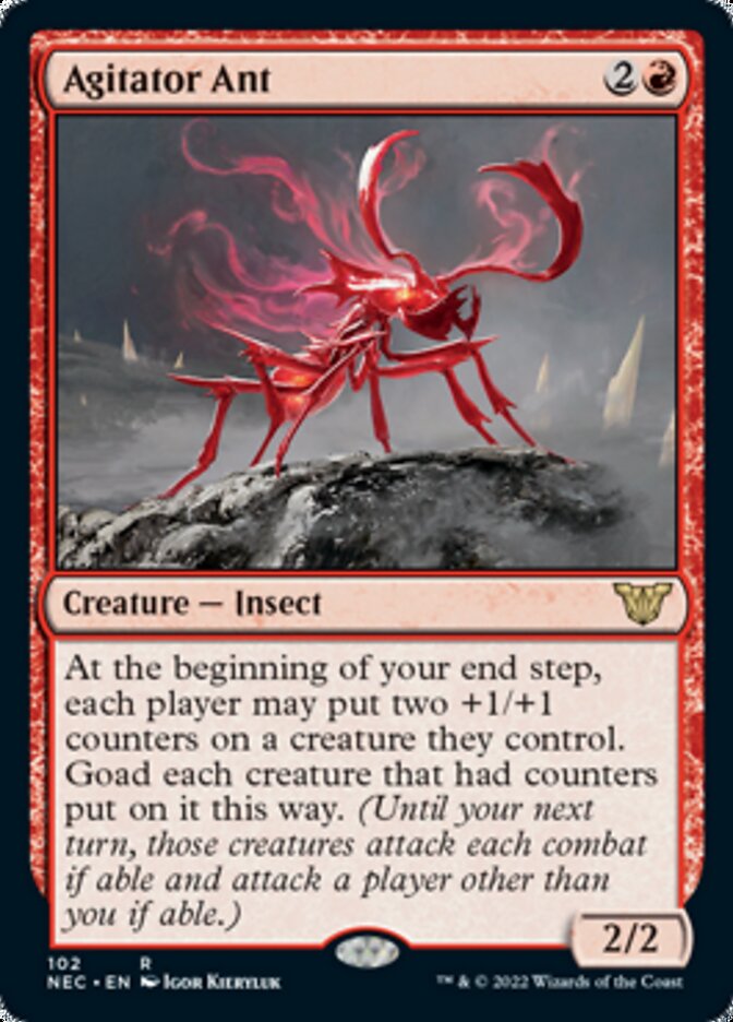 Agitator Ant [Kamigawa: Neon Dynasty Commander] | Silver Goblin