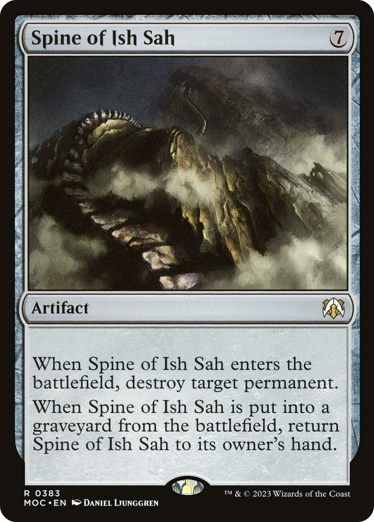 Spine of Ish Sah [March of the Machine Commander] | Silver Goblin