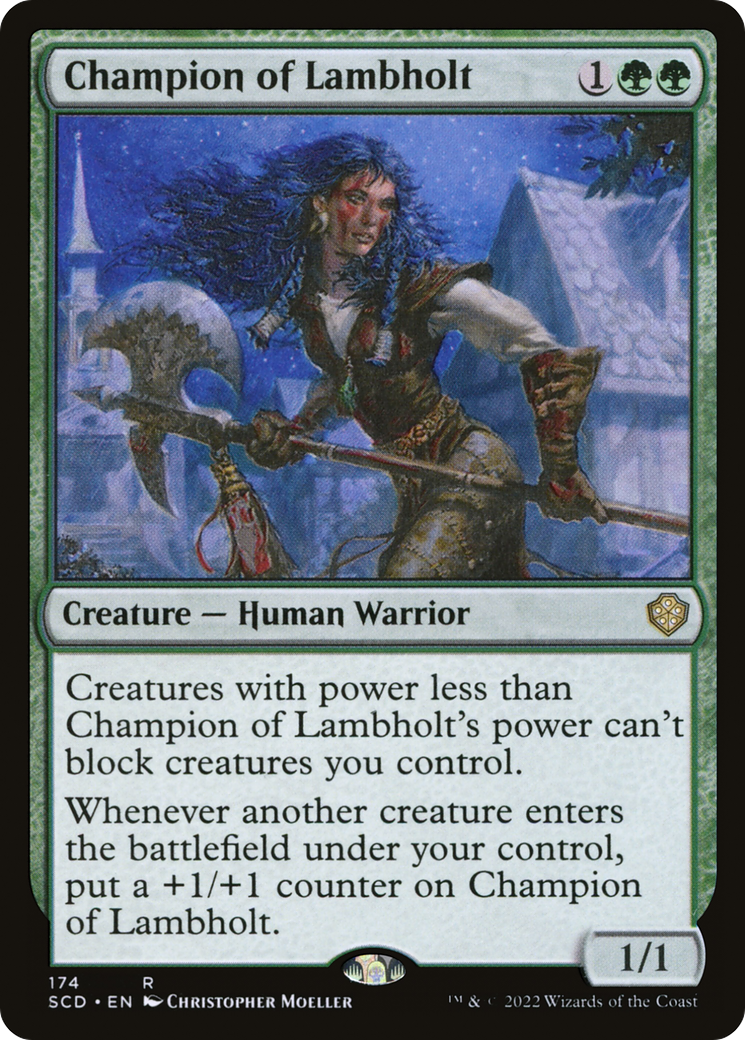 Champion of Lambholt [Starter Commander Decks] | Silver Goblin