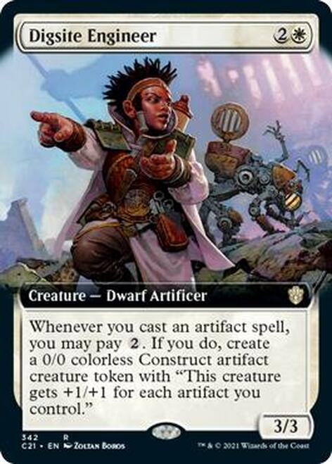 Digsite Engineer (Extended Art) [Commander 2021] | Silver Goblin