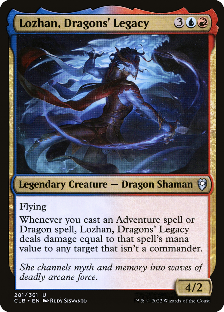Lozhan, Dragons' Legacy (281) Foil - Commander Legends: Battle for Baldur's Gate