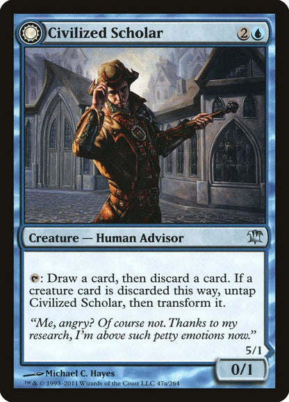Civilized Scholar // Homicidal Brute [Innistrad] Foil