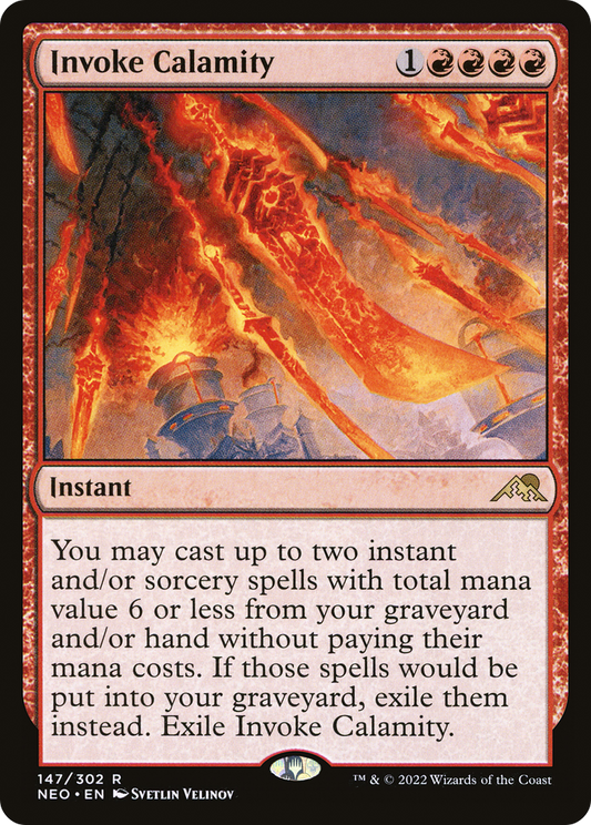 Invoke Calamity [Kamigawa: Neon Dynasty] Foil