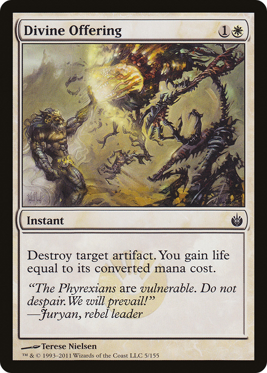 Divine Offering [Mirrodin Besieged] Foil