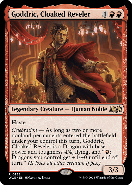 Goddric, Cloaked Reveler [Wilds of Eldraine] Foil