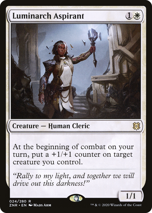 Luminarch Aspirant [Zendikar Rising] Foil