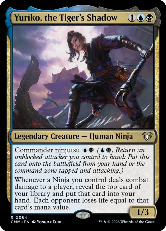 Yuriko, the Tiger's Shadow [Commander Masters] Foil