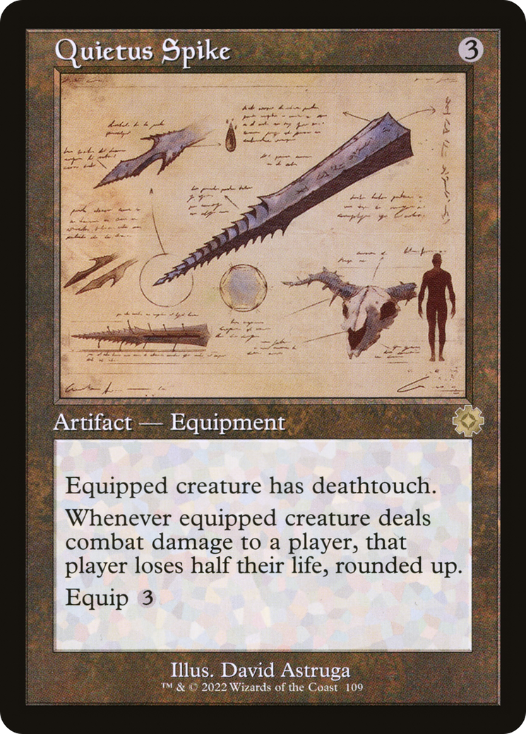 Quietus Spike (Retro Schematic) [The Brothers' War Retro Artifacts] Foil
