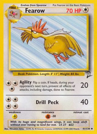 Fearow (41) - Base Set 2