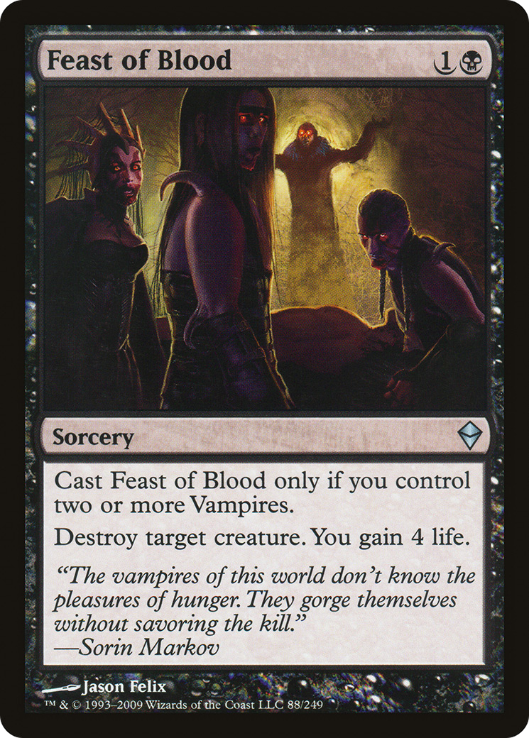 Feast of Blood (088) - Zendikar Foil
