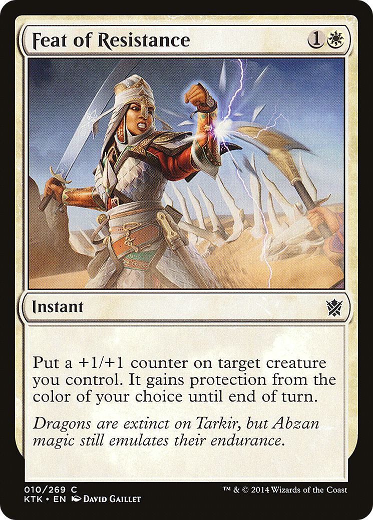 Feat of Resistance (010) Foil - Khans of Tarkir